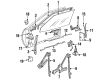 1991 Oldsmobile Cutlass Cruiser Window Channel Diagram - 10177230