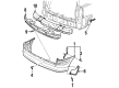 Oldsmobile Silhouette Bumper Diagram - 10291139