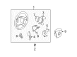 2007 Saturn Outlook Steering Wheel Diagram - 25961513