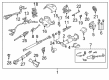 2005 Chevy Blazer Automatic Transmission Shift Levers Diagram - 15203941