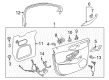 2018 Chevy Cruze Door Lock Switch Diagram - 13423092