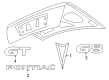 Pontiac Emblem Diagram - 92205490