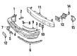 1991 Buick Roadmaster Bumper Diagram - 10186201