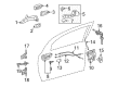 Pontiac Vibe Door Lock Diagram - 19184225