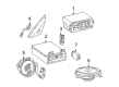 2001 Pontiac Grand Am Car Speakers Diagram - 9374451