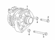 Chevy Silverado 1500 LD Alternator Diagram - 13539726