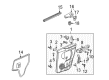 2004 Pontiac Aztek Weather Strip Diagram - 10411700