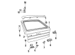 1992 Pontiac LeMans Door Striker Diagram - 90191102