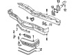 1987 Pontiac Grand Prix Bumper Diagram - 12335072