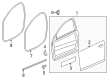 Buick Verano Weather Strip Diagram - 13260057