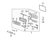 2008 Hummer H2 Power Window Switch Diagram - 20837858