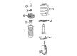 2019 GMC Terrain Shock Absorber Diagram - 84230367