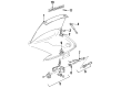 1997 Buick Riviera Door Striker Diagram - 25649592