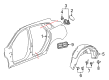 2012 Cadillac SRX Fuel Filler Housing Diagram - 23469985