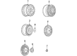 Oldsmobile Toronado Wheel Cover Diagram - 1644227