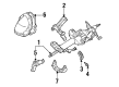 2001 Chevy Prizm Steering Column Diagram - 94859290