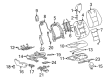 2011 Chevy Camaro Seat Cushion Pad Diagram - 92230410