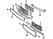 Chevy V10 Suburban Emblem Diagram - 14043879