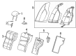 Cadillac CT4 Seat Cushion Pad Diagram - 84812466