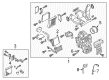 2017 Chevy City Express Heater Core Diagram - 19316447