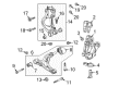 2016 Cadillac ELR Control Arm Bushing Diagram - 13230777