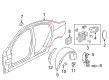 2015 Chevy SS Fuel Filler Housing Diagram - 92257137