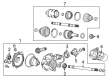 2019 Cadillac CTS Axle Shaft Diagram - 84550219