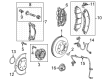 GMC Hummer EV Pickup Brake Disc Diagram - 85528640