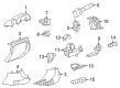 Cadillac CTS Steering Angle Sensor Diagram - 20821449