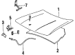 1989 Buick Electra Hood Latch Diagram - 25522740