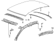 2020 Cadillac CT4 Body Mount Hole Plug Diagram - 15896823