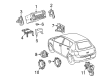 Pontiac Vibe Car Speakers Diagram - 19184452