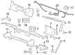 GMC Sierra 1500 Parking Assist Distance Sensor Diagram - 19115806