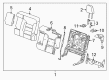 2023 GMC Acadia Seat Cushion Pad Diagram - 84682925