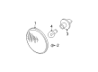 2009 GMC Envoy Back Up Light Diagram - 15000128