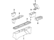 1989 Pontiac 6000 Center Console Diagram - 14082535