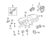 2008 Saturn Aura Blower Control Switches Diagram - 25974706