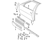 1994 Pontiac Grand Am Door Moldings Diagram - 88891505