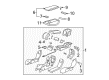 2010 Cadillac DTS Center Console Base Diagram - 25811428