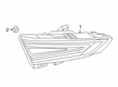 2019 Cadillac CT6 Back Up Light Diagram - 84581523