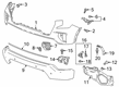 2020 GMC Sierra 1500 Bumper Diagram - 84542588