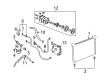 2013 GMC Yukon XL 2500 A/C Hose Diagram - 19418539