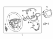 2017 GMC Canyon Steering Wheel Diagram - 84877948