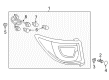 2017 Chevy Traverse Tail Light Diagram - 84266020