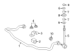 2004 Pontiac GTO Sway Bar Bushing Diagram - 92159373