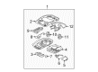 Chevy Trailblazer EXT Power Window Switch Diagram - 19244663