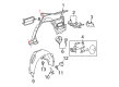 2008 Pontiac Grand Prix Fender Splash Shield Diagram - 10344814