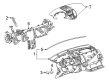 GMC Terrain Dash Panel Vent Portion Covers Diagram - 22741069