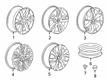 Chevy Blazer Wheel Cover Diagram - 84266137