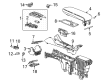 2022 Chevy Bolt EUV Automatic Transmission Shift Levers Diagram - 42786016